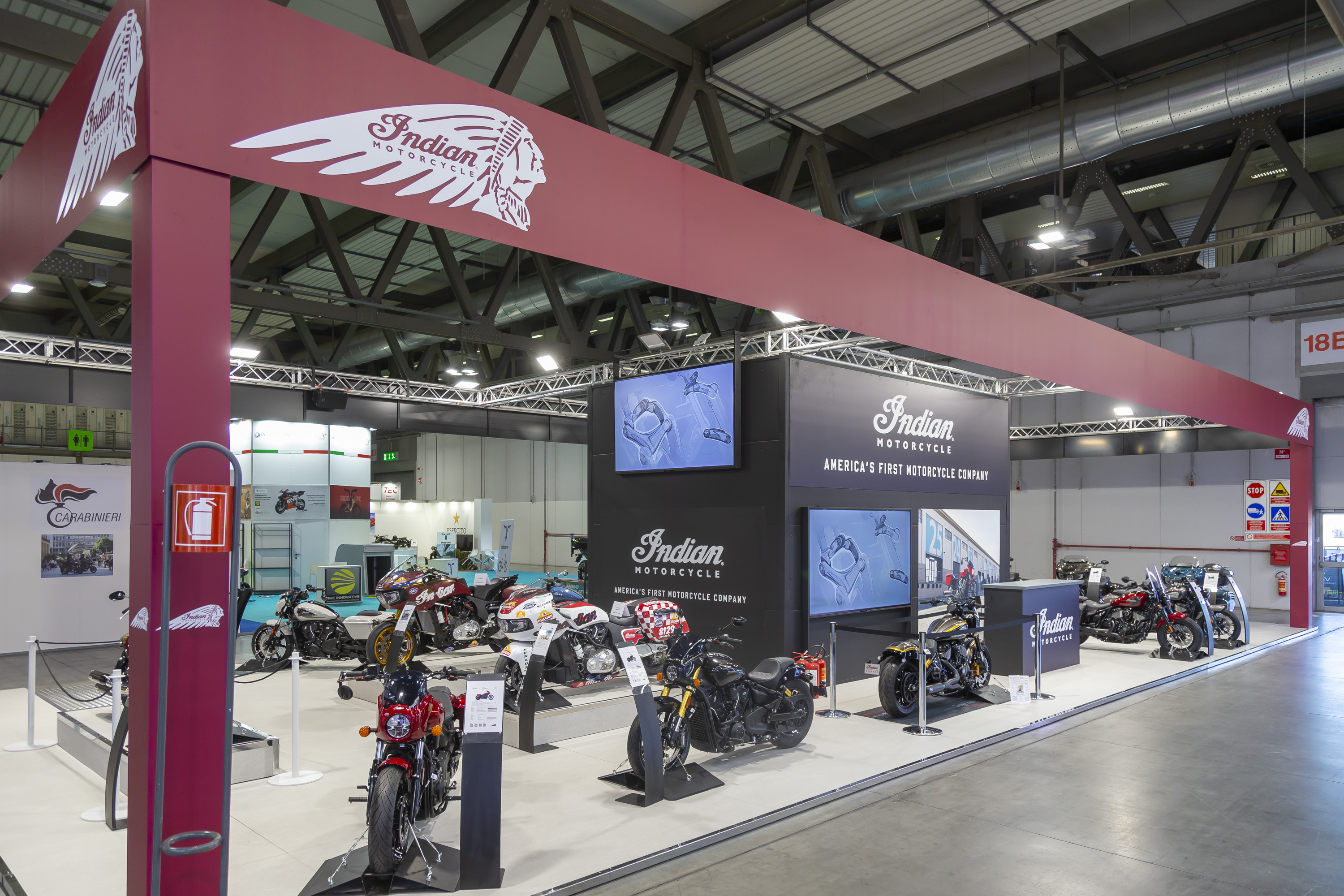 ภาพบูธ Indian Motorcycle ในงาน EICMA 2025
